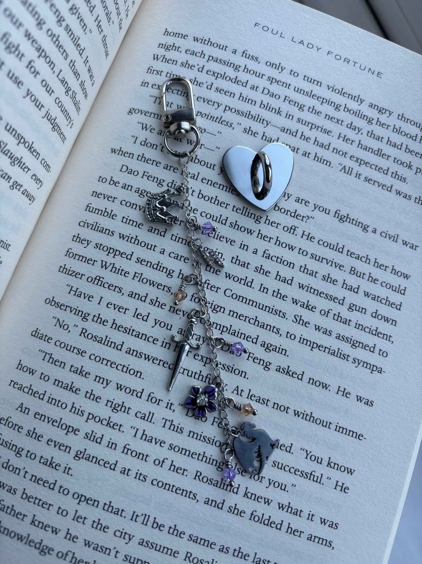 Fourth Wing inspired Charm and Accessory