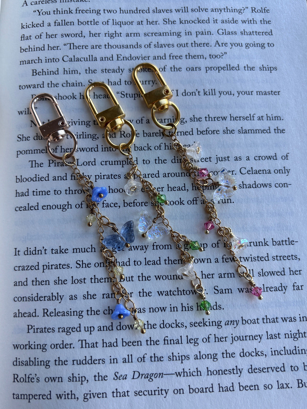Fairy E-Reader Charms