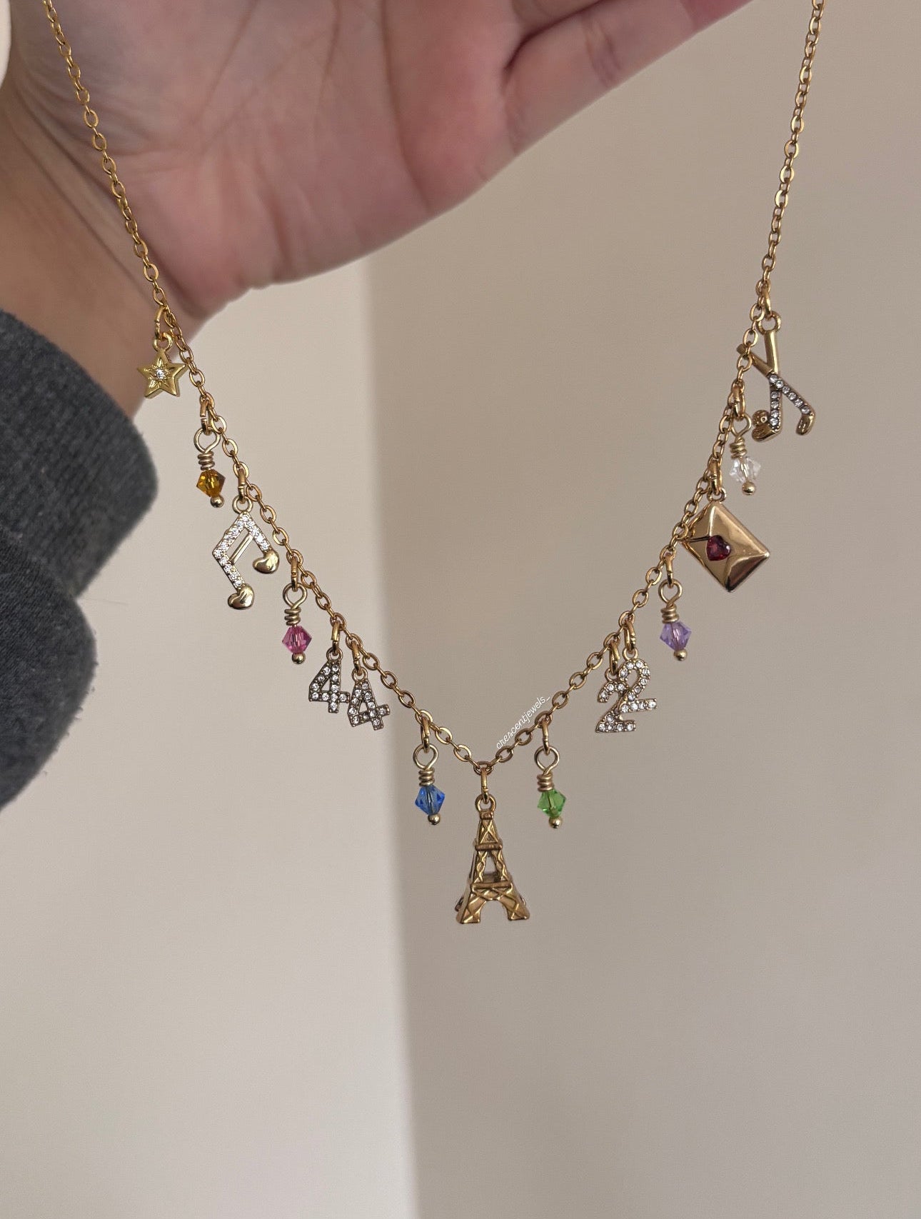 Off Campus inspired Hockey Romance Necklace