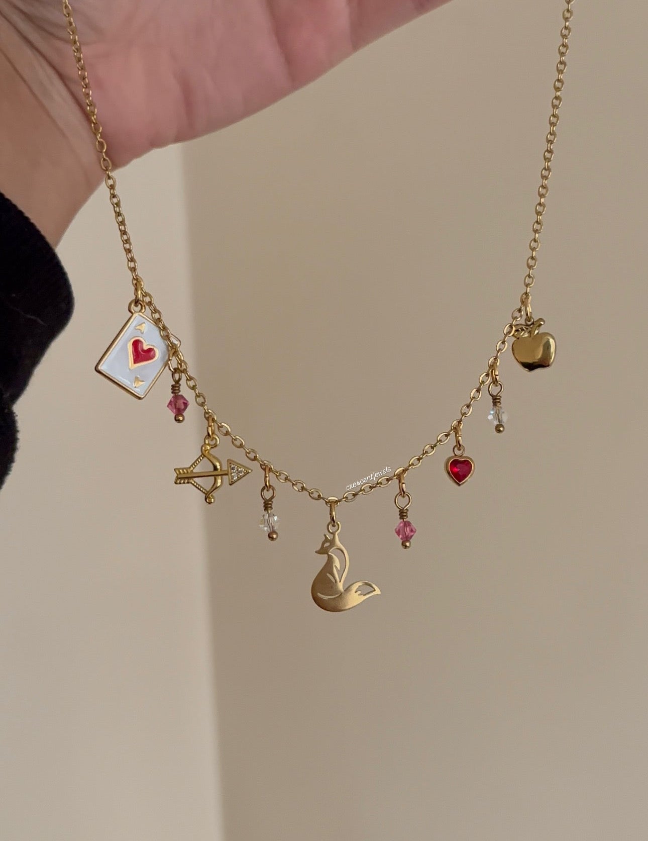 Once Upon a Broken Heart inspired Necklace in Gold