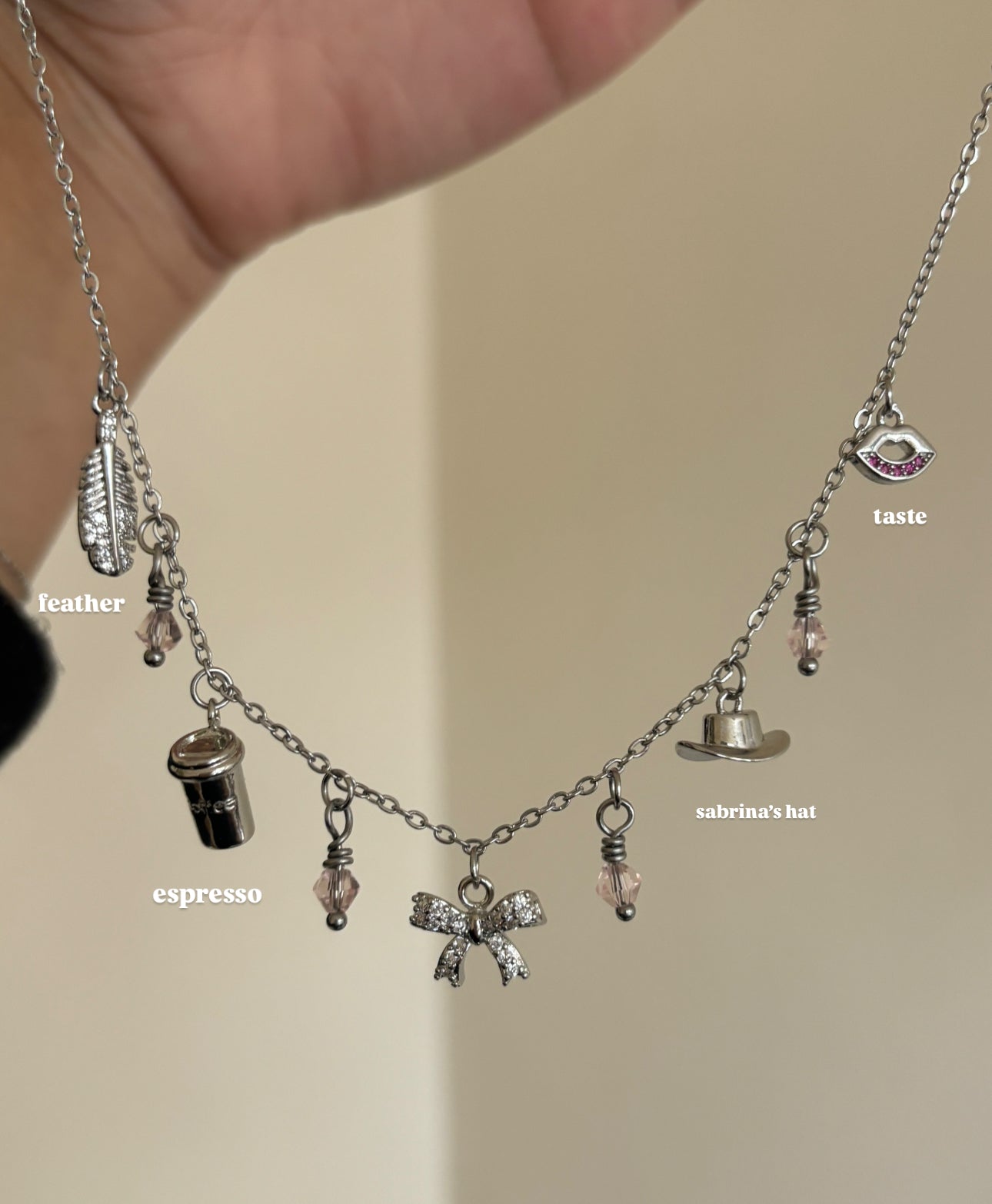 Silver Sabrina Carpenter Necklace