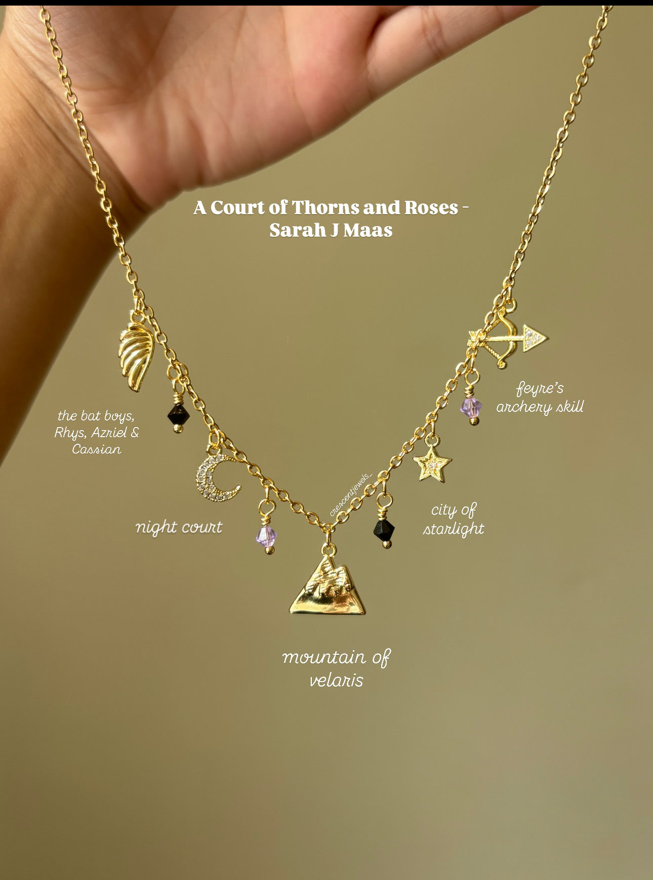 A Court of Thorns and Roses inspired Necklace