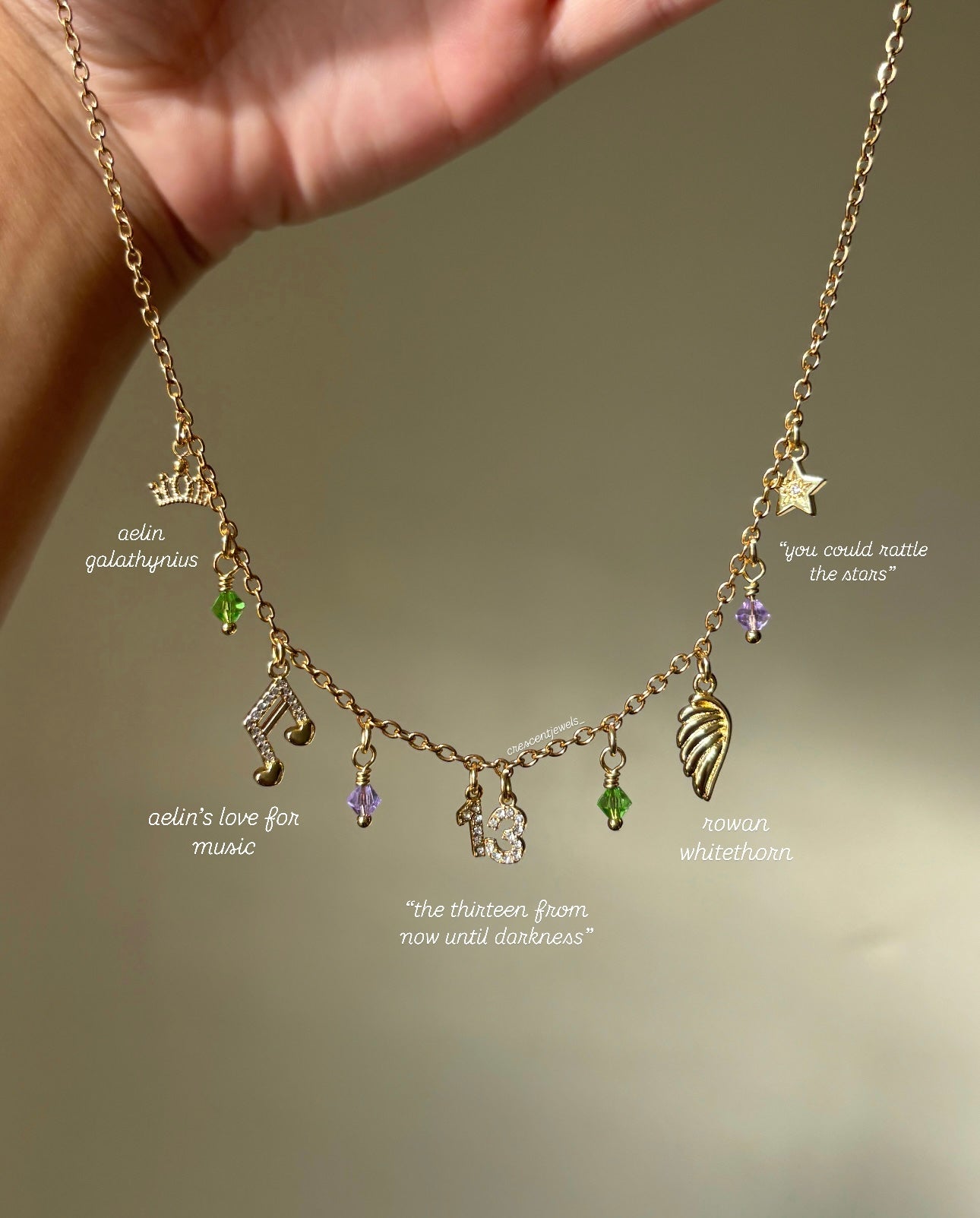 Throne of Glass inspired Bracelet/Necklace