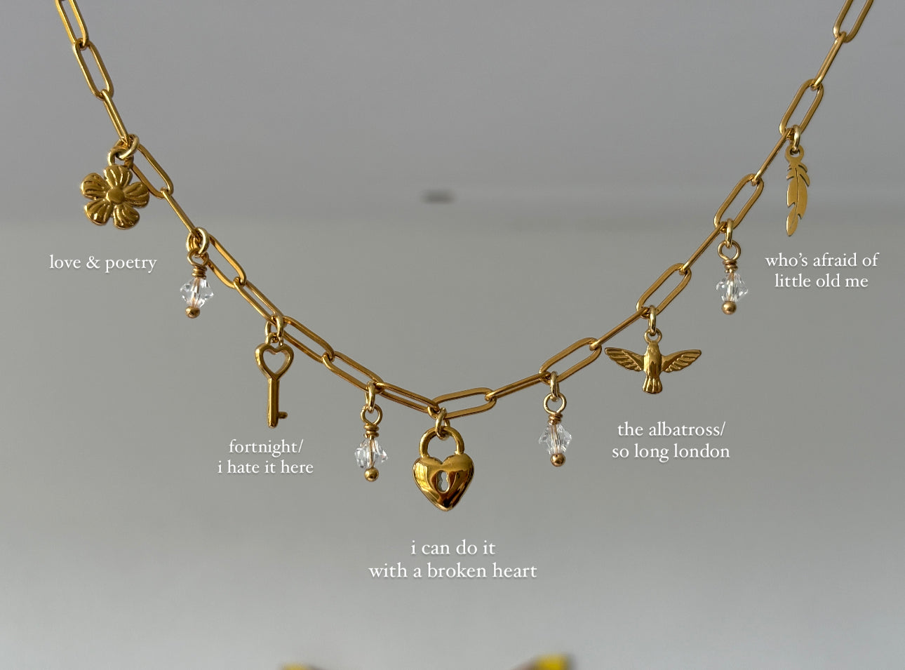 The Tortured Poets Department Charm Bracelet