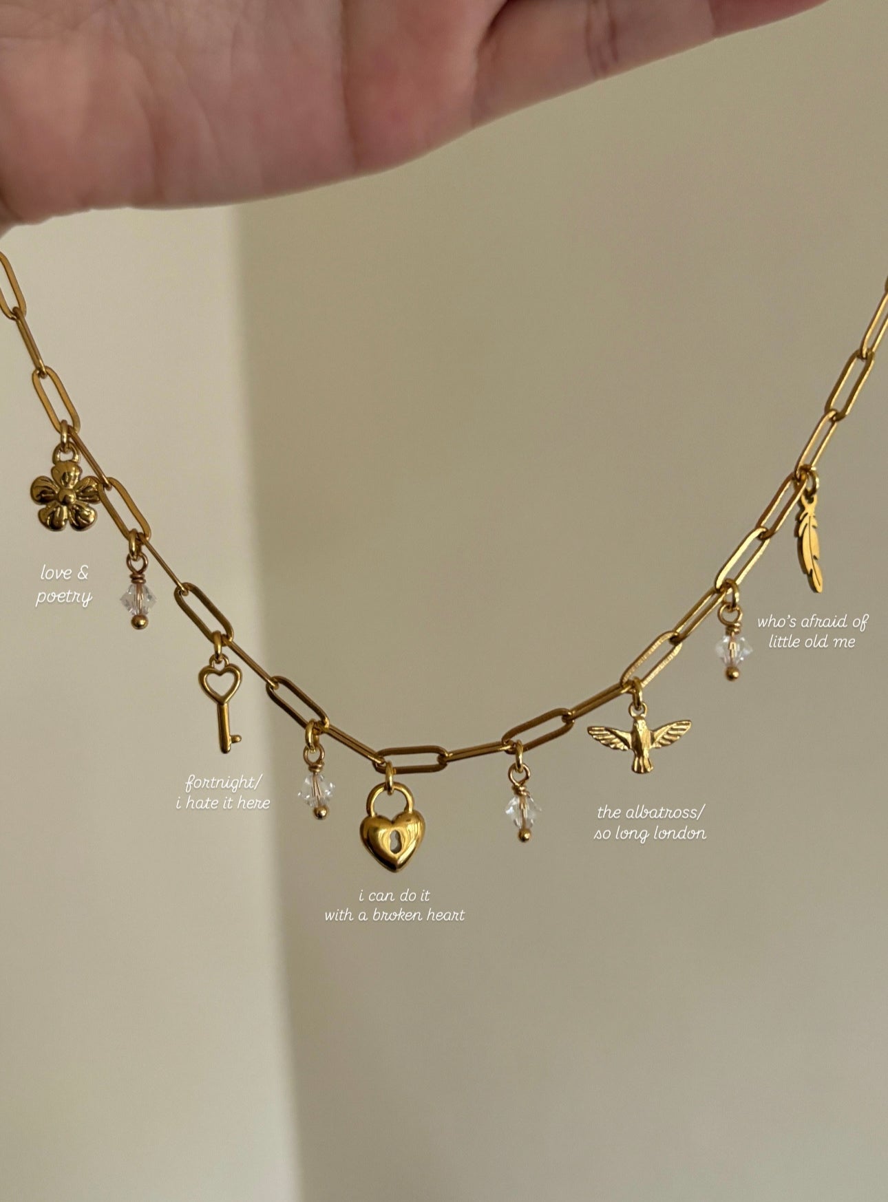 The Tortured Poets Department Charm Bracelet