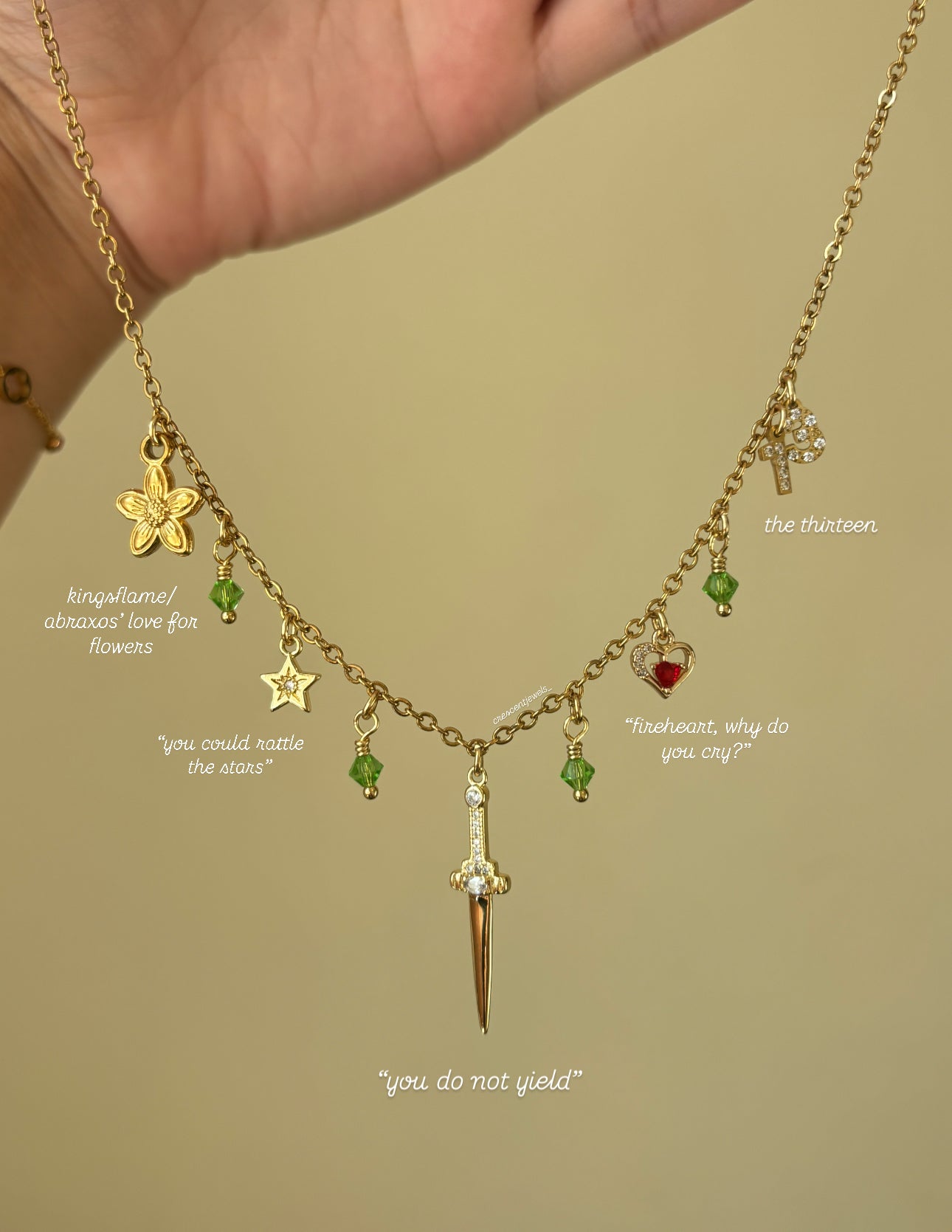 Throne of Glass inspired Necklace