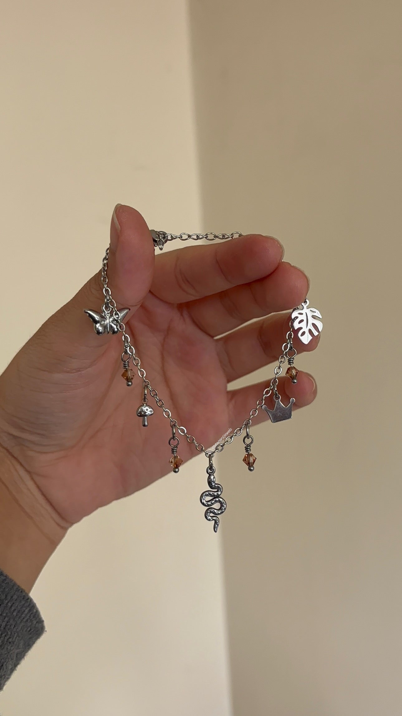 The Cruel Prince - Elfhame inspired Charm Bracelet