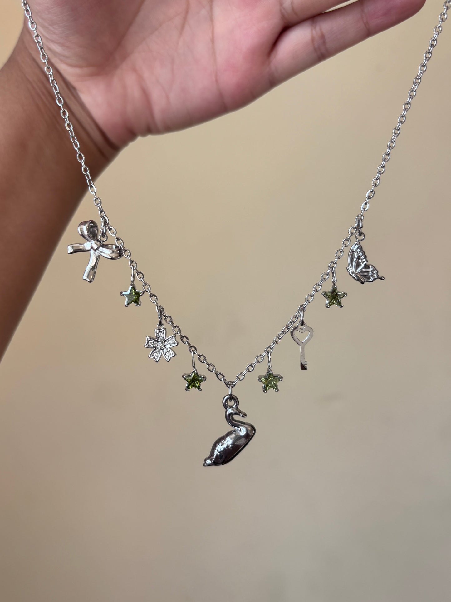 Swans & Fairies Necklace