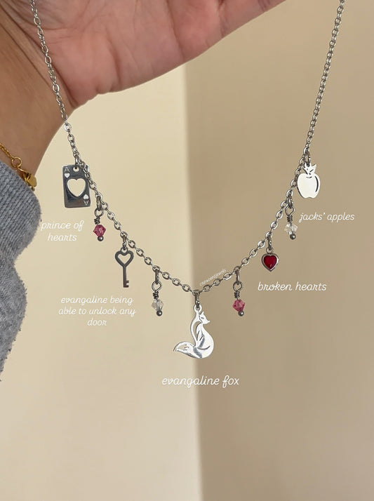 Once Upon a Broken Heart inspired Necklace in Silver