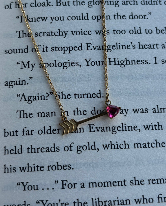 Once Upon a Broken Heart Arrow inspired Charm Necklace