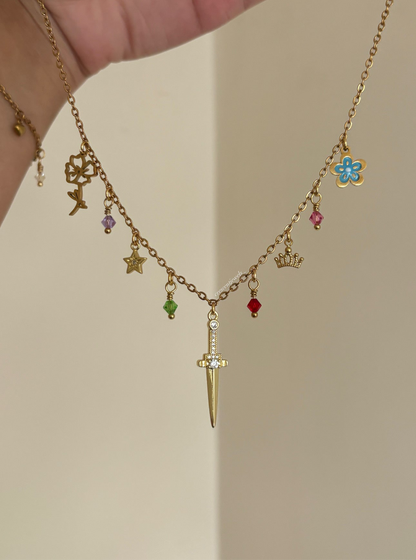 Powerless inspired Charm Necklace