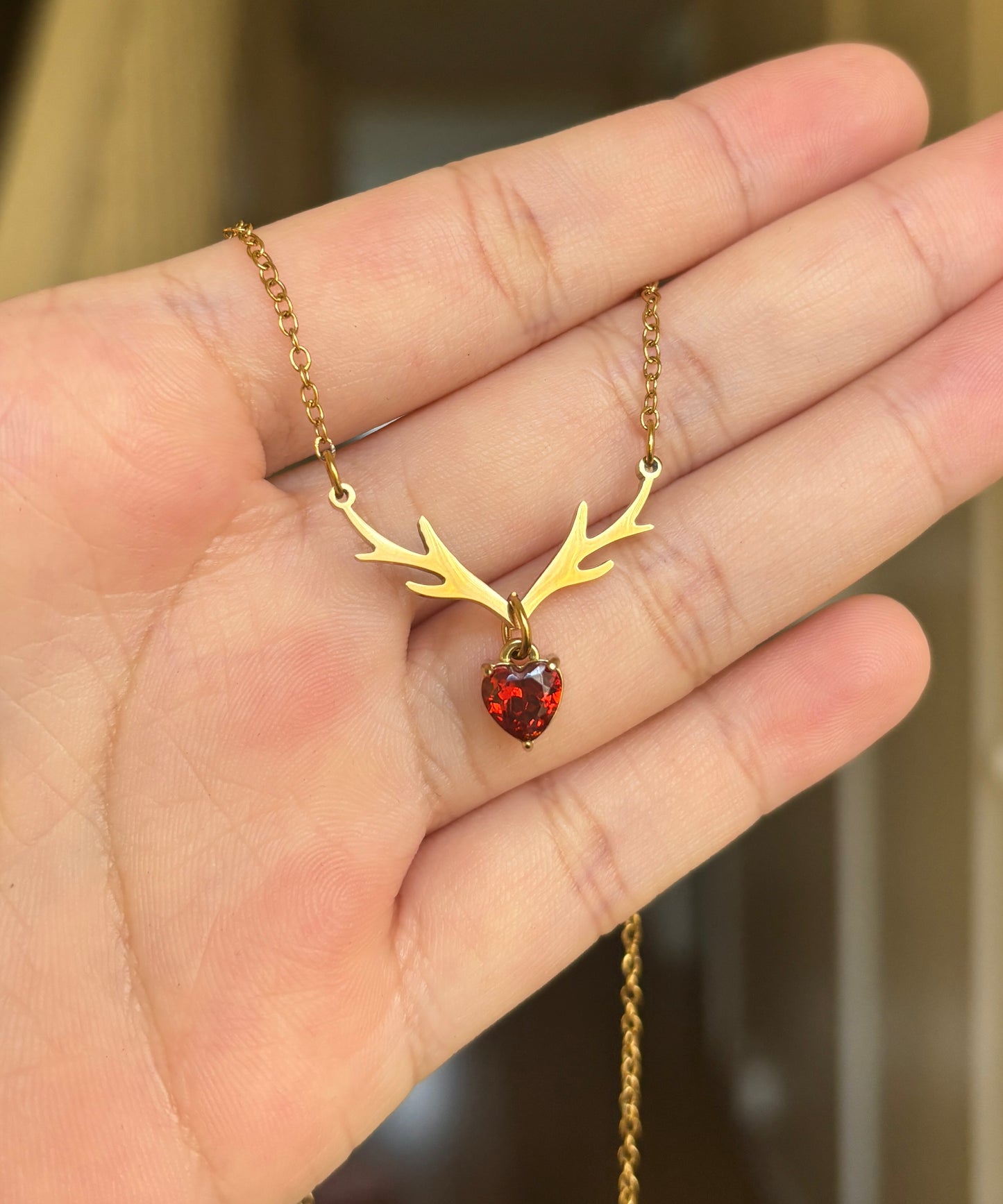 Fireheart — Throne of Glass inspired Charm Necklace