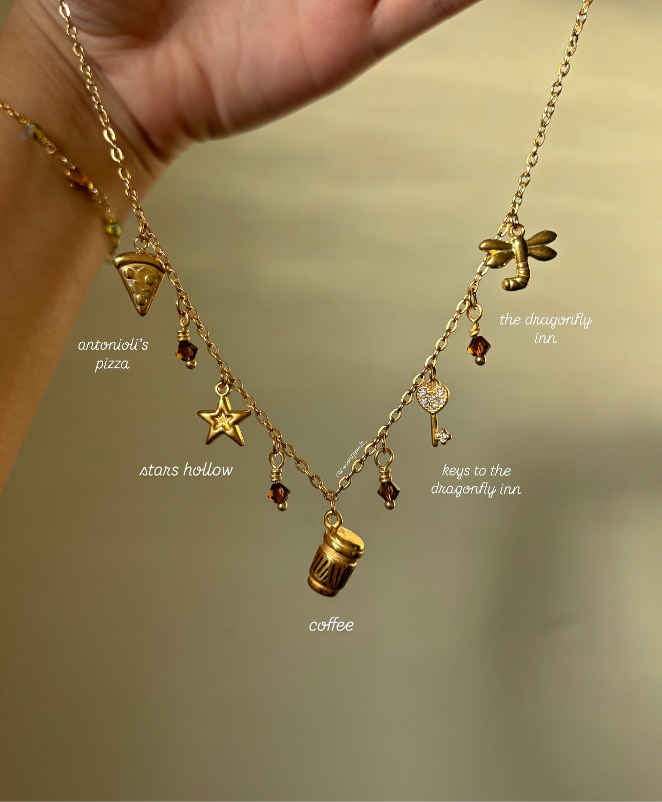 Gilmore Girls inspired Charm Necklace