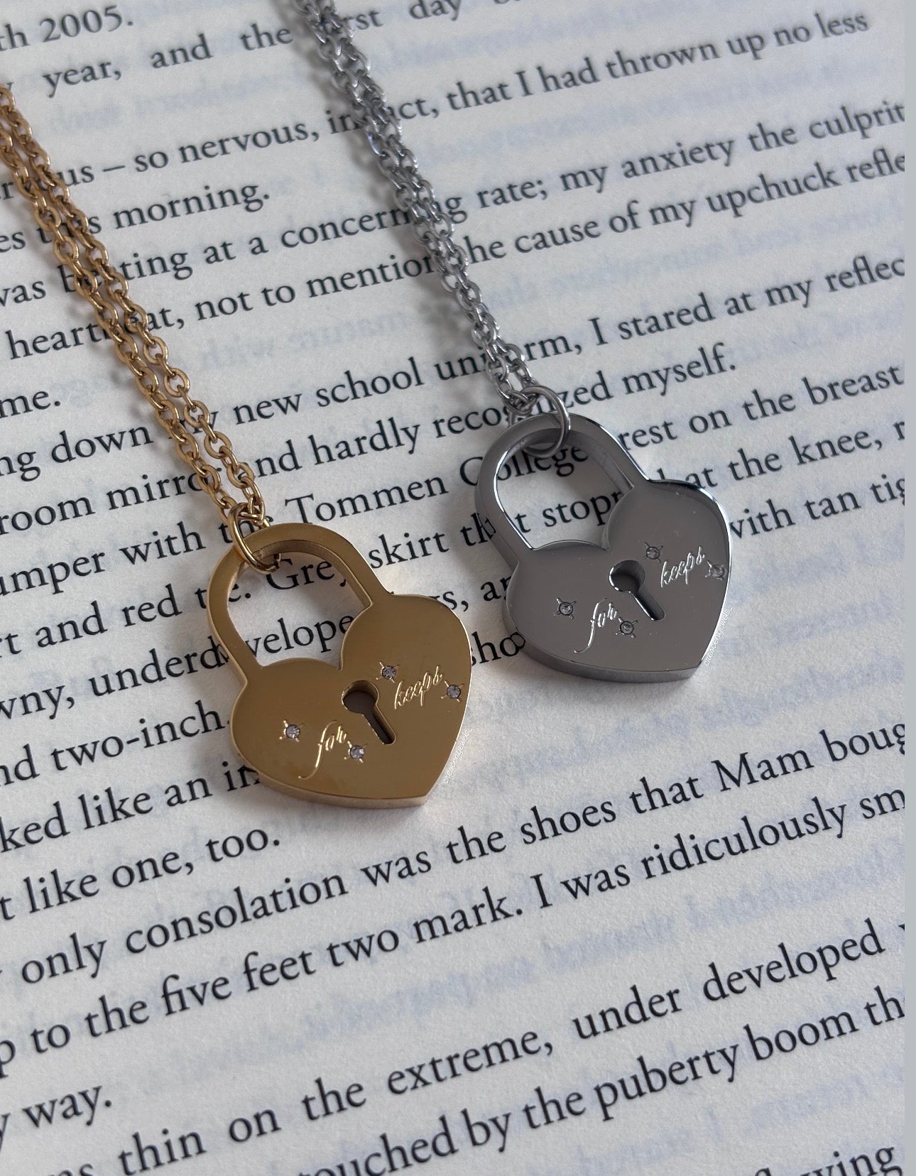 “For Keeps” x Aoife’s Heart Locket inspired Necklace
