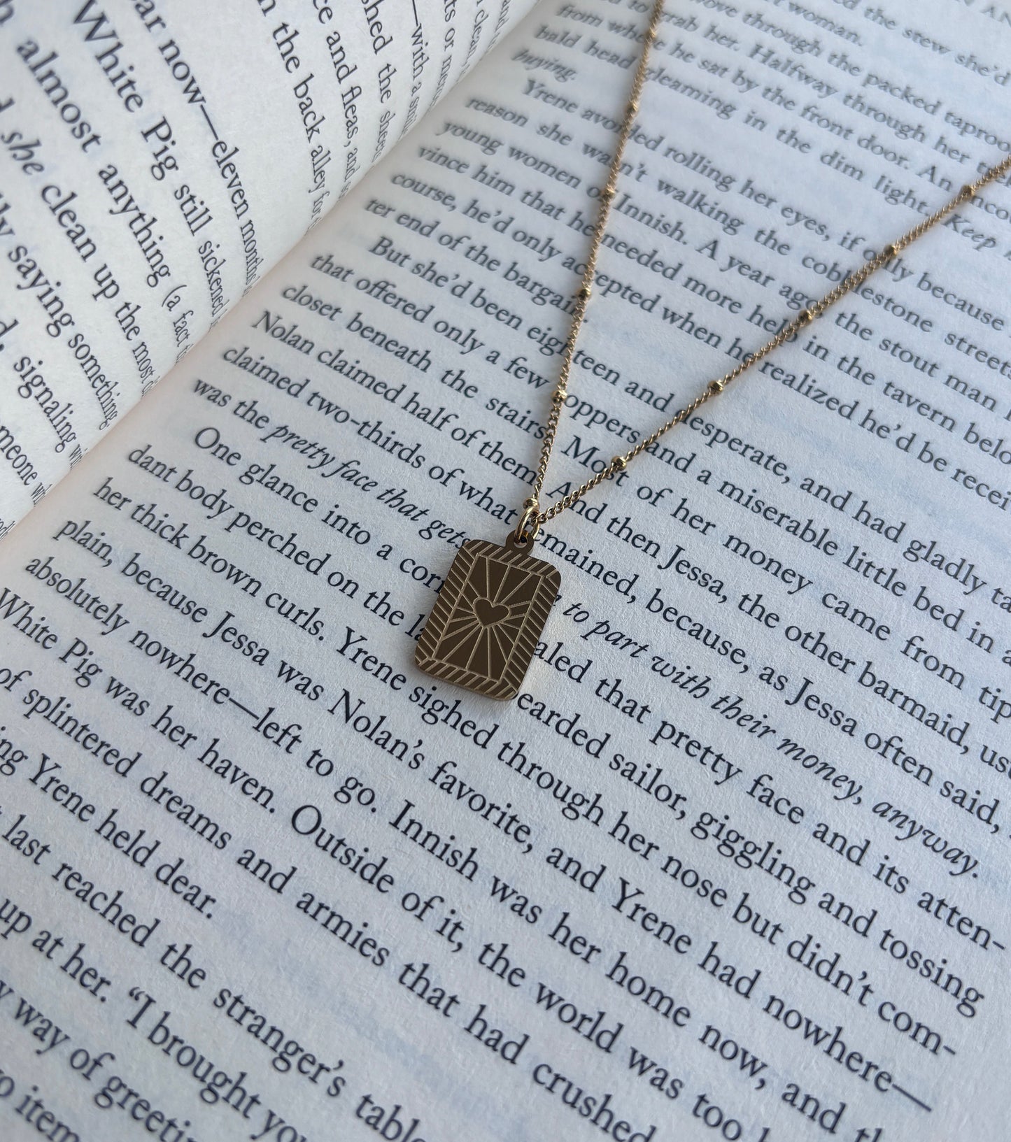 Fireheart inspired Pendant Necklace
