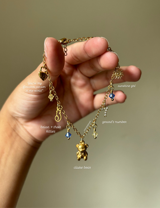 Gerard and Claire inspired Bracelet/Necklace  - dropping on September 1st, 6PM (BST) restock countdown timer on IG