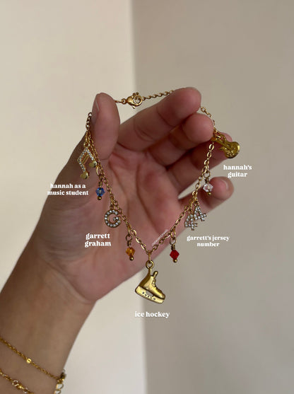 Hannah & Garrett inspired Charm Bracelet/Necklace