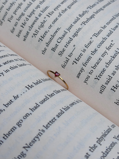 Tiny Aelin Heart Ring - Dropping on September 30, 6pm (BST)