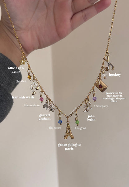 Off Campus inspired Hockey Romance Necklace