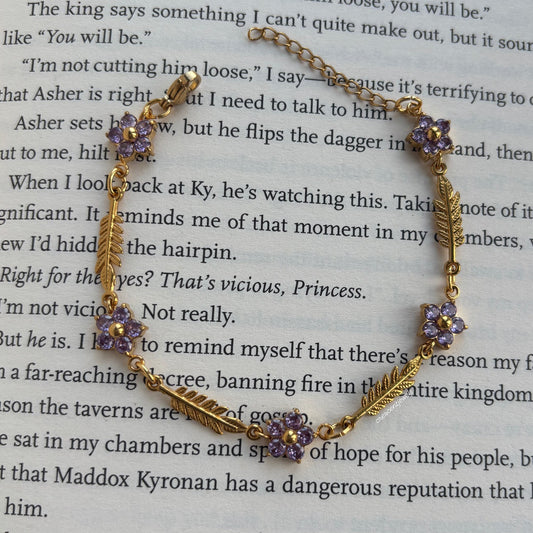 Forget-Me-Knot Powerless inspired Bracelet