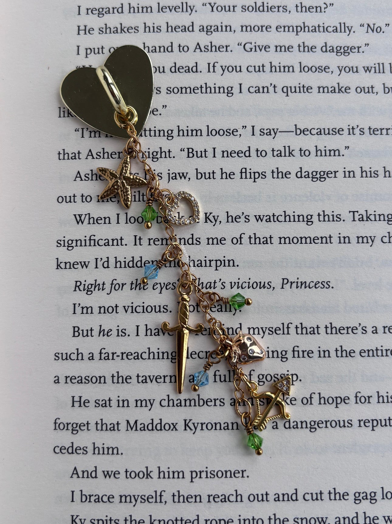 Percy Jackson inspired Kindle Charm