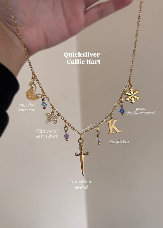 Quicksilver inspired Charm Necklace