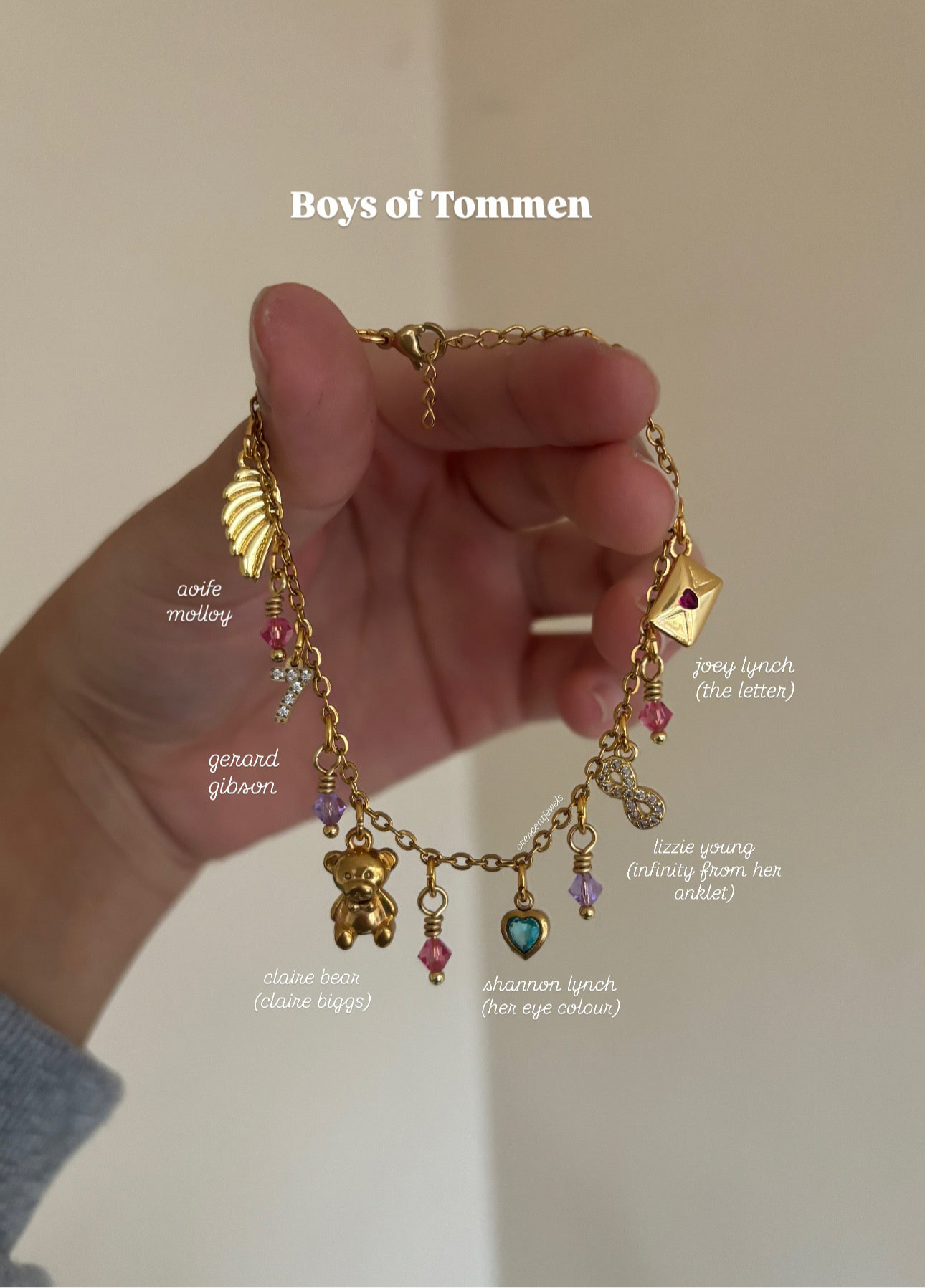 Boys of Tommen Charm Bracelet/Necklace