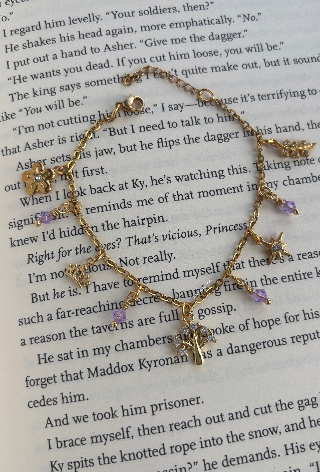 Powerless inspired Charm Bracelet/Necklace