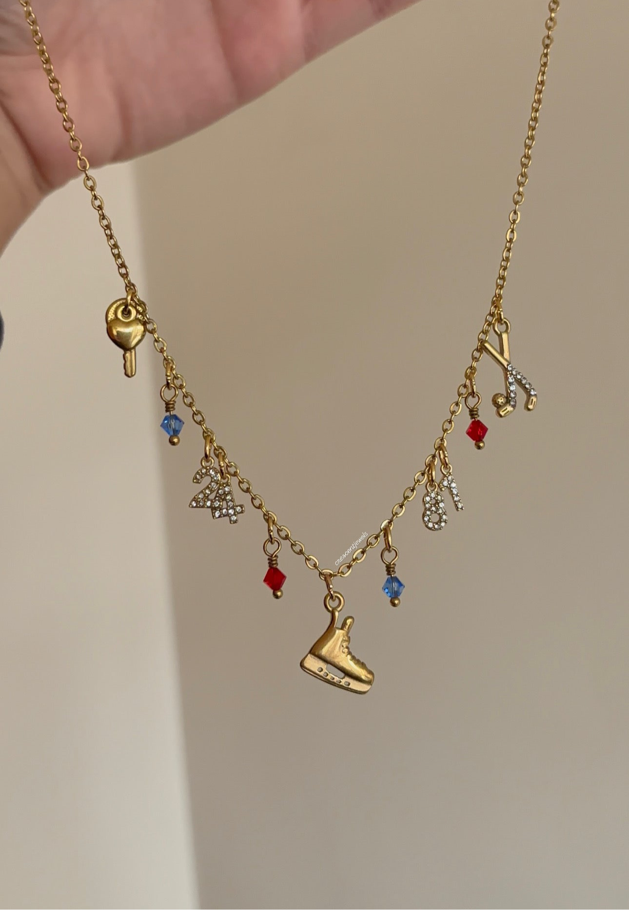 Heated Rivalry inspired Charm Necklace