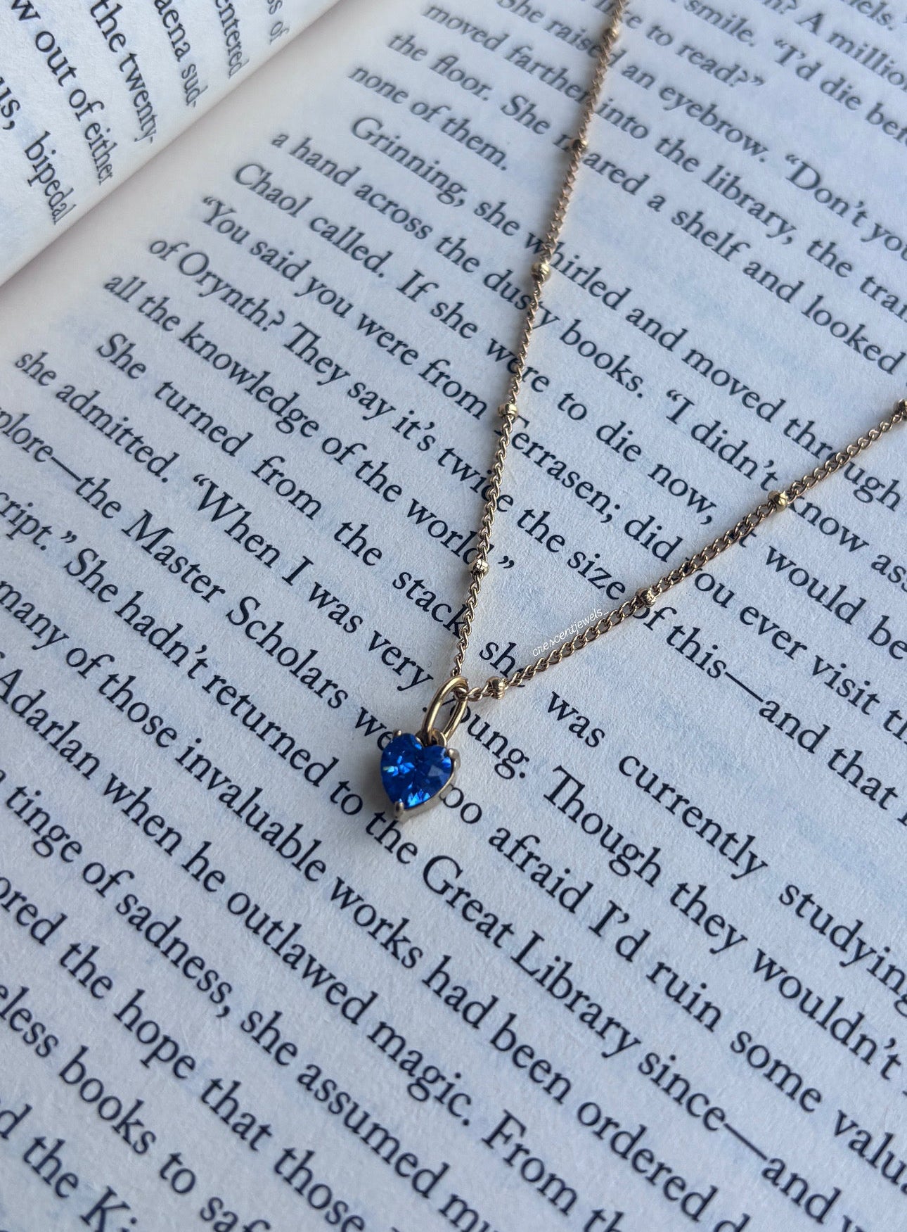 “Blue means You” Zodiac Academy inspired Charm Necklace - Dropping on June 1st, 6pm (BST)