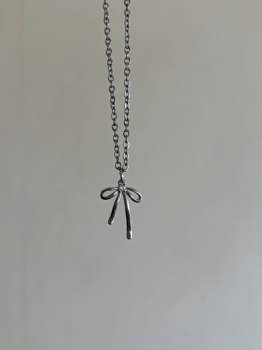 Bow Ribbon Necklace