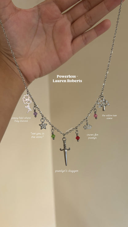 Powerless inspired Charm Necklace