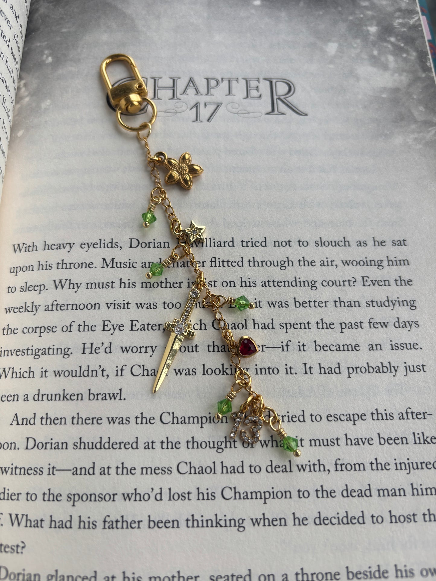 Throne Of Glass inspired Charm