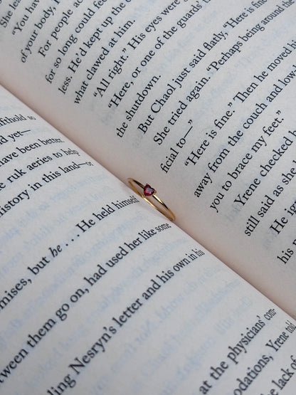 Tiny Aelin Heart Ring - Dropping on September 30, 6pm (BST)