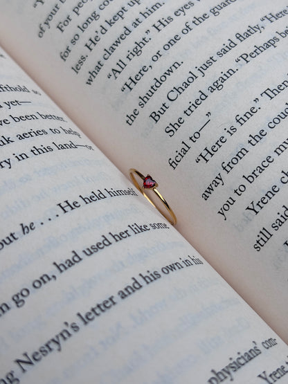 Tiny Aelin Heart Ring - Dropping on September 30, 6pm (BST)