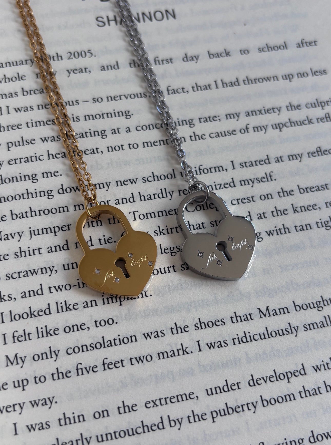 “For Keeps” x Aoife’s Heart Locket inspired Necklace