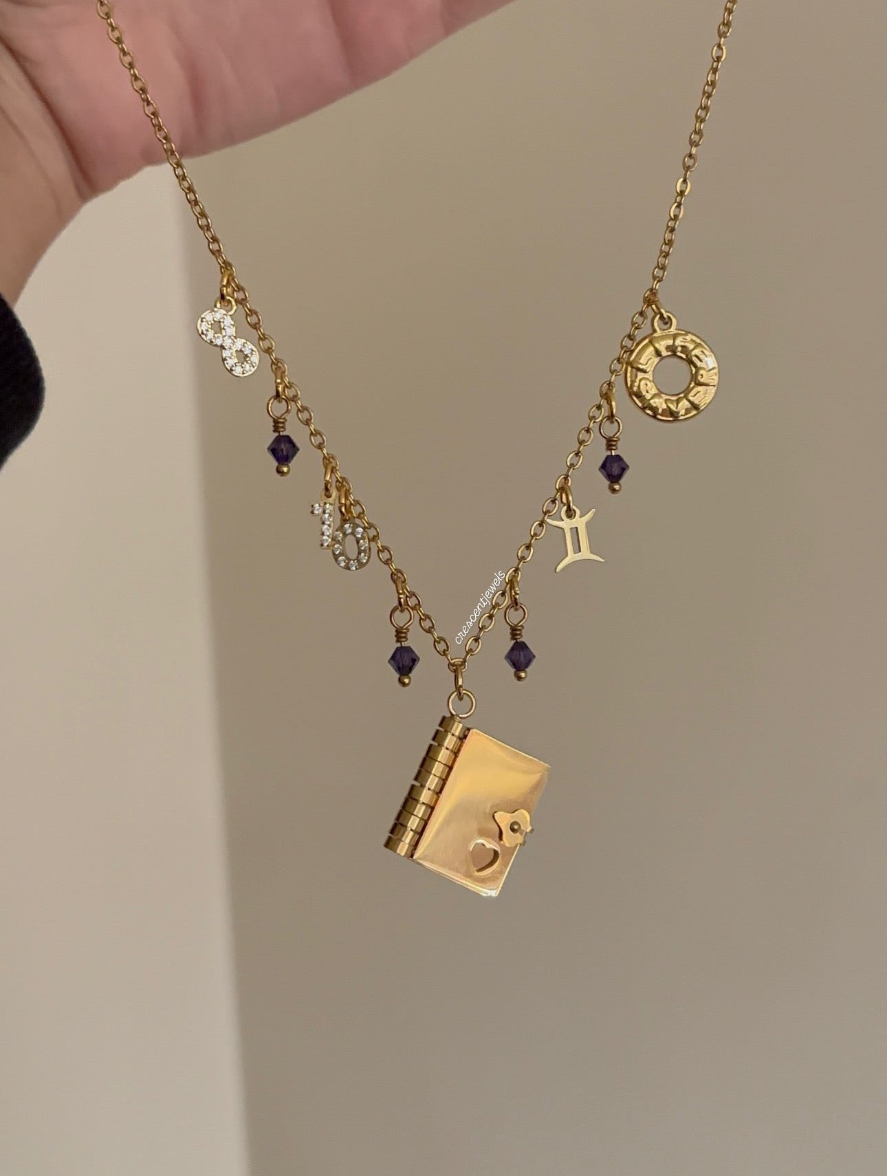 Lizzie Young inspired Charm Necklace