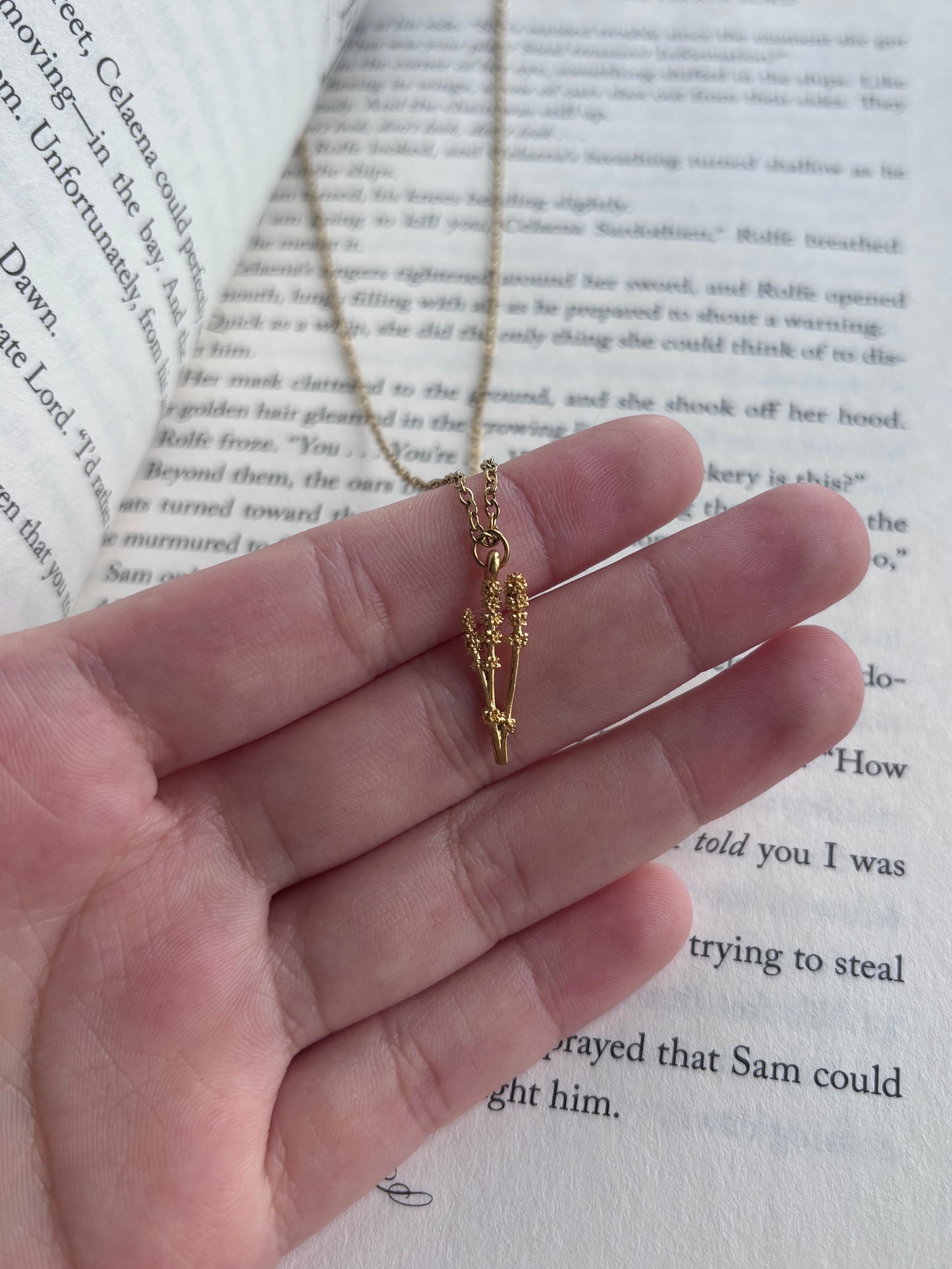 Lavender Soap Necklace — NO RESTOCK.