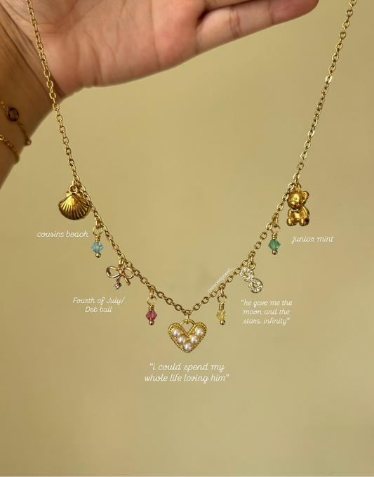 ‘The Summer I Turned Pretty’ inspired Charm Necklace/Bracelet - Restocking on October 1st, 6pm (BST)