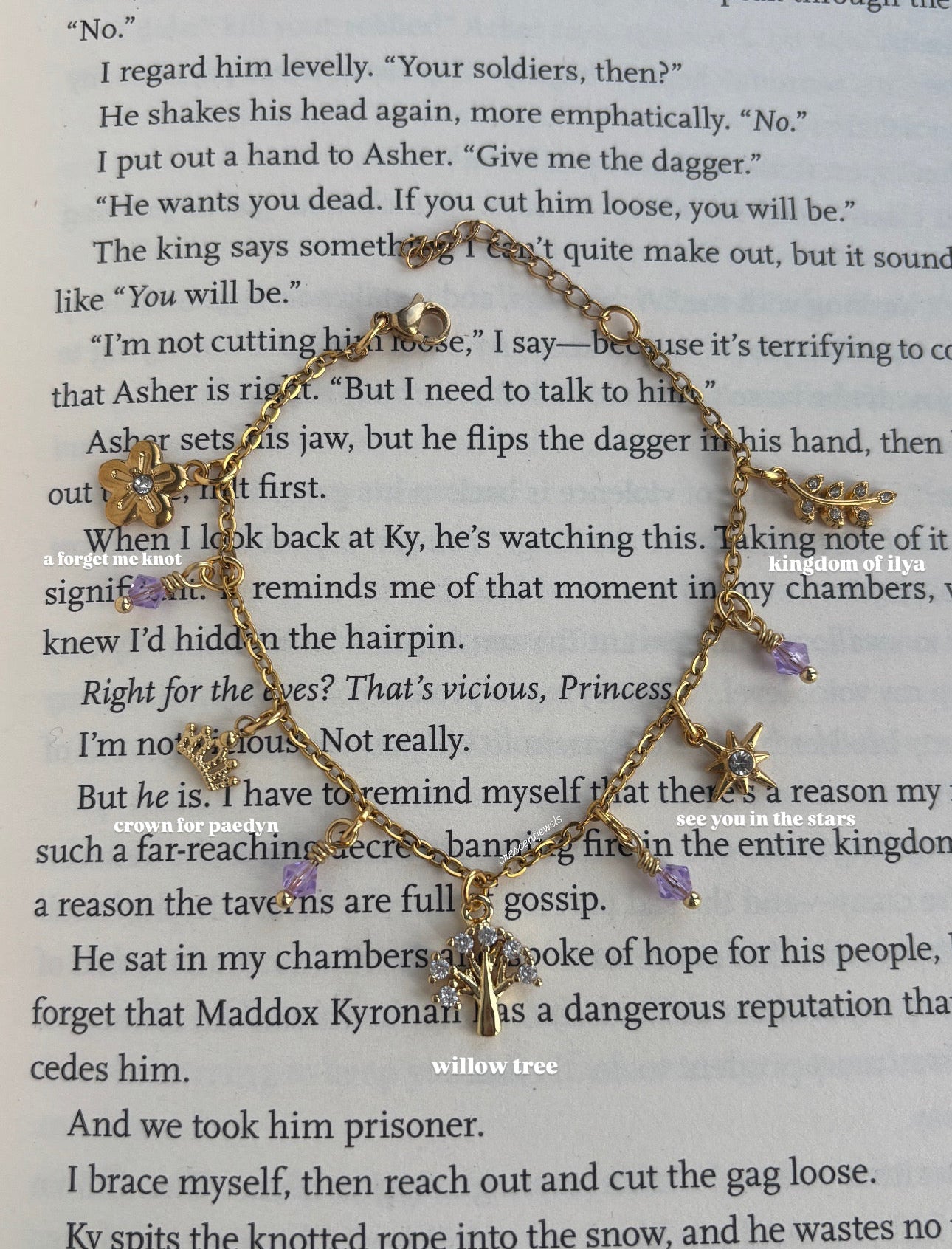 Powerless inspired Charm Bracelet/Necklace