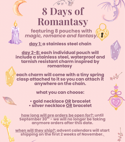 8 Days of Romantasy: Advent Calendar *PRE ORDER*