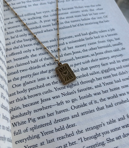 Fireheart inspired Pendant Necklace