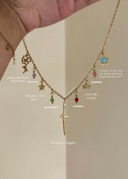 Powerless inspired Charm Necklace