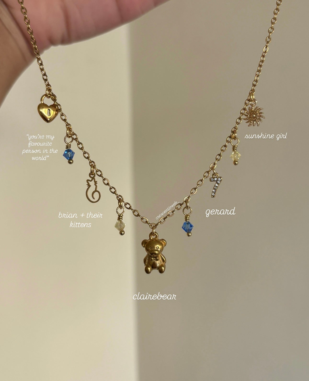 Gerard and Claire inspired Bracelet/Necklace