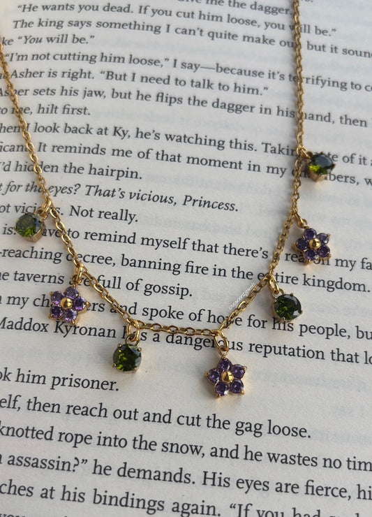 Forget-Me-Knot Powerless inspired Necklace