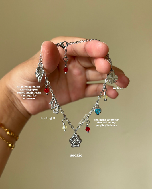 Johnny and Shannon inspired Bracelet - dropping on September 1st 6PM (BST) restock countdown timer on IG
