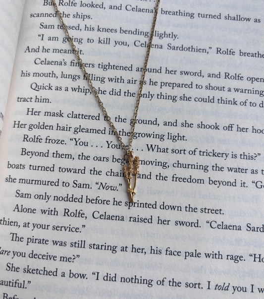 Sam Cortland Lavender Soap inspired ‘Throne of Glass’ Necklace