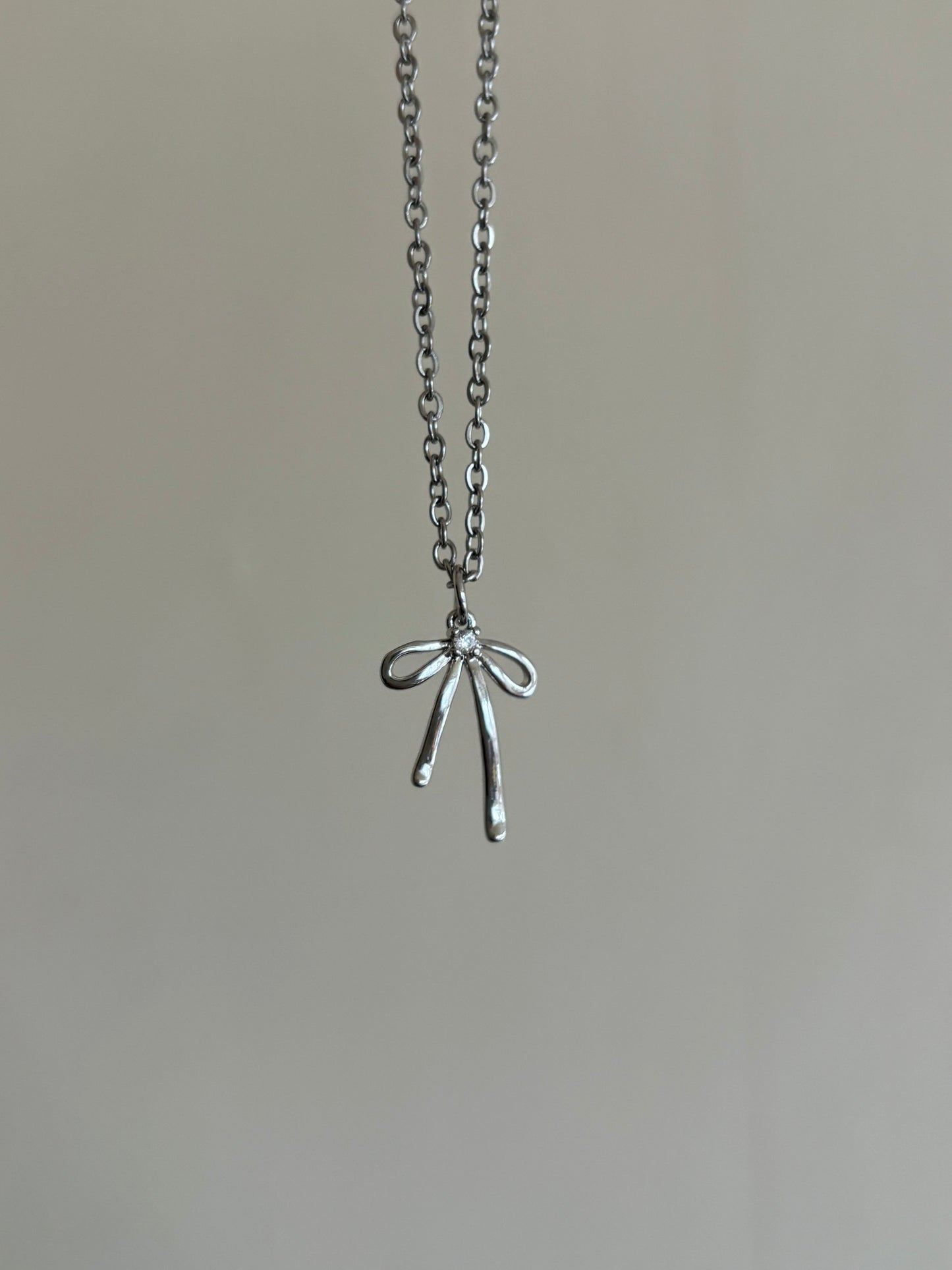 Bow Ribbon Necklace