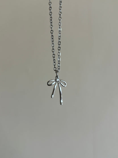 Bow Ribbon Necklace