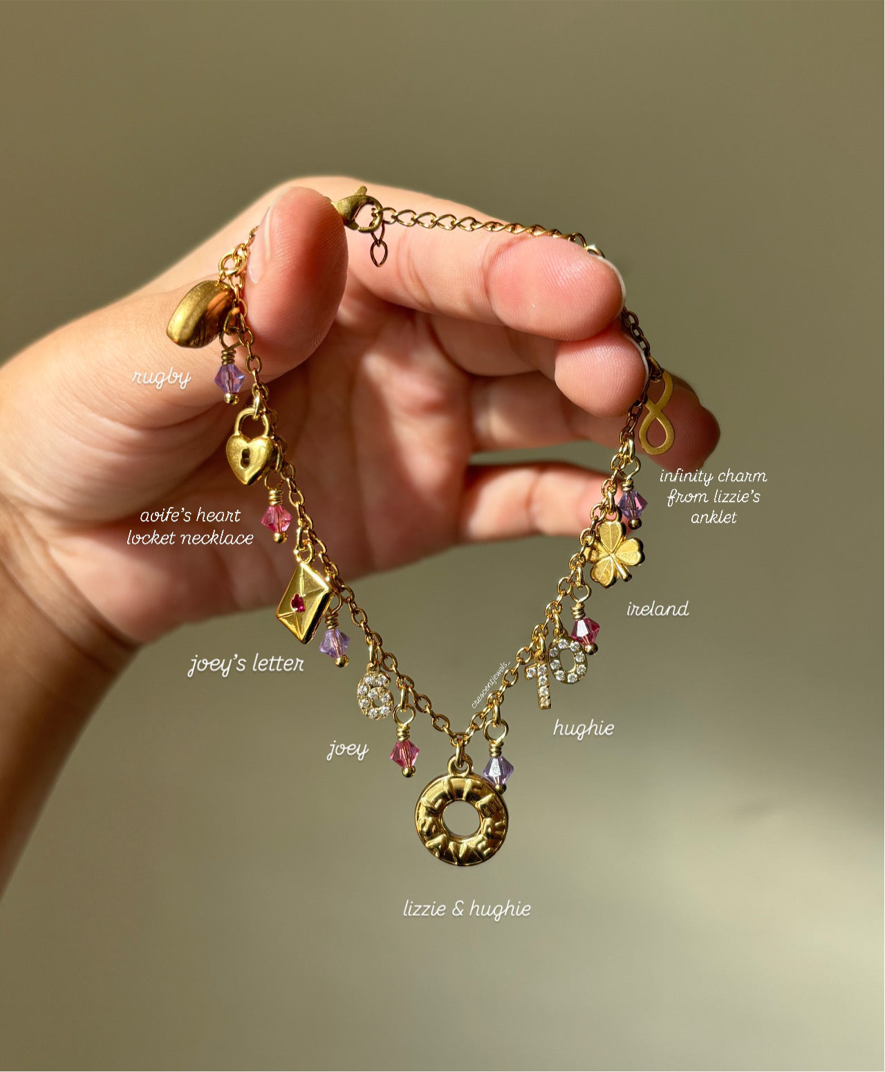 Boys of Tommen inspired Charm Bracelet